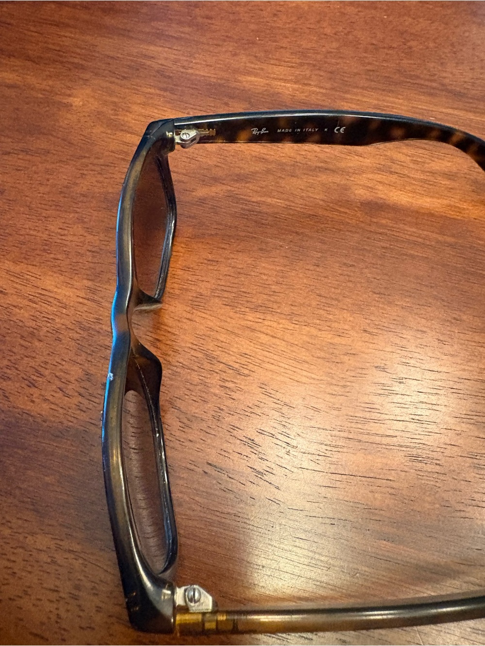 Ray-Ban Tortoiseshell Acetate Glasses in Brown and Black